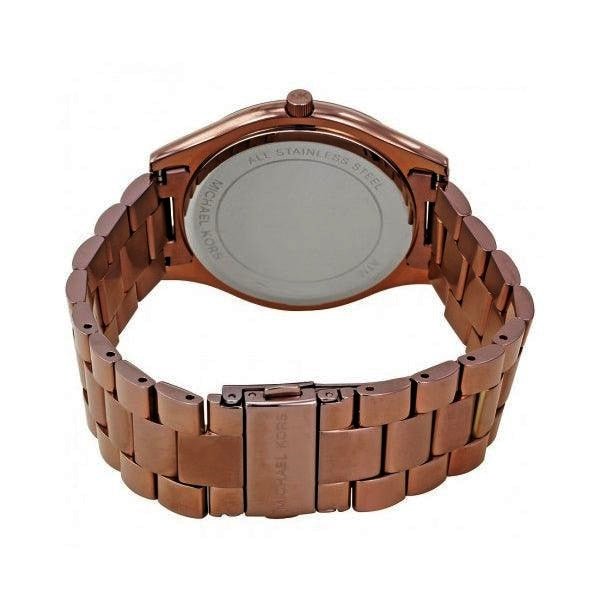 Michael Kors Women’s Quartz Brown Stainless Steel Brown Dial 40mm Watch MK3418