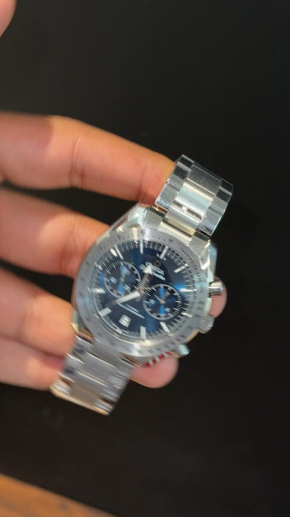 Omega Speedmaster | Silver Chain | Chrono | Blueish Dial - twentyfour