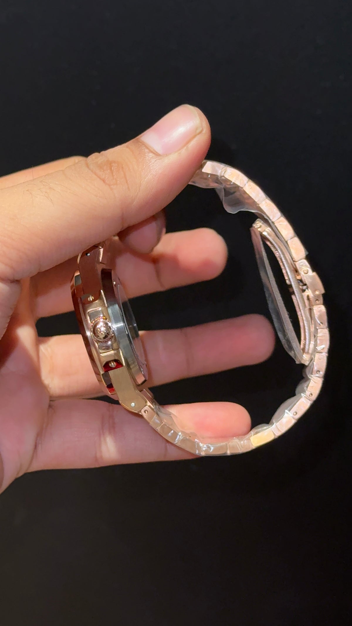 PP Auto | Rose Chain | Black Dial