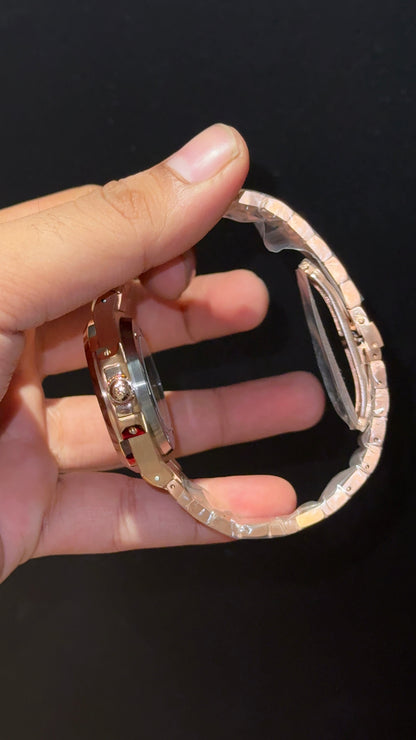 PP Auto | Rose Chain | Black Dial