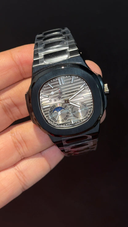 Pp Auto | Moonphase | Black Chain | Sub Grey Dials