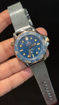 Omega Seamaster | James Bond | Silver Milanese Chain | Blue Dial