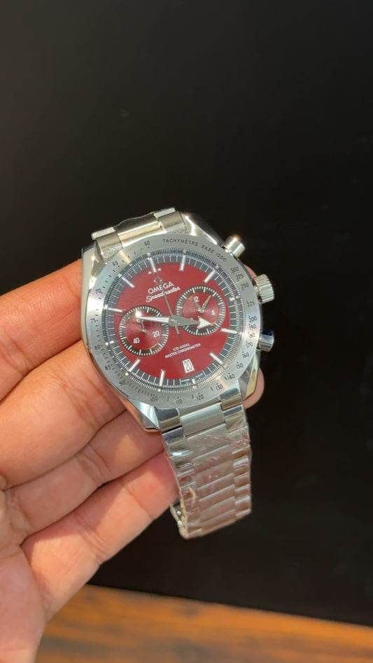 Omega Speedmaster | Silver Chain | Master Chrono | Shaddy Mehron Dial - twentyfour