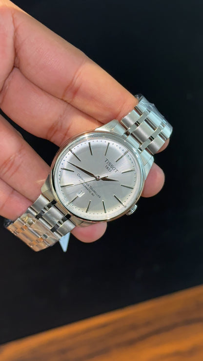 Tissot T-Classic | Auto | Silver Chain | White Dial