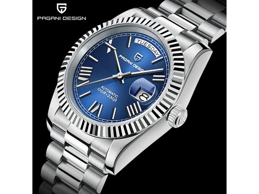 Pagani Design PD-1752 | DayDate Blue Dial | 36mm - twentyfour