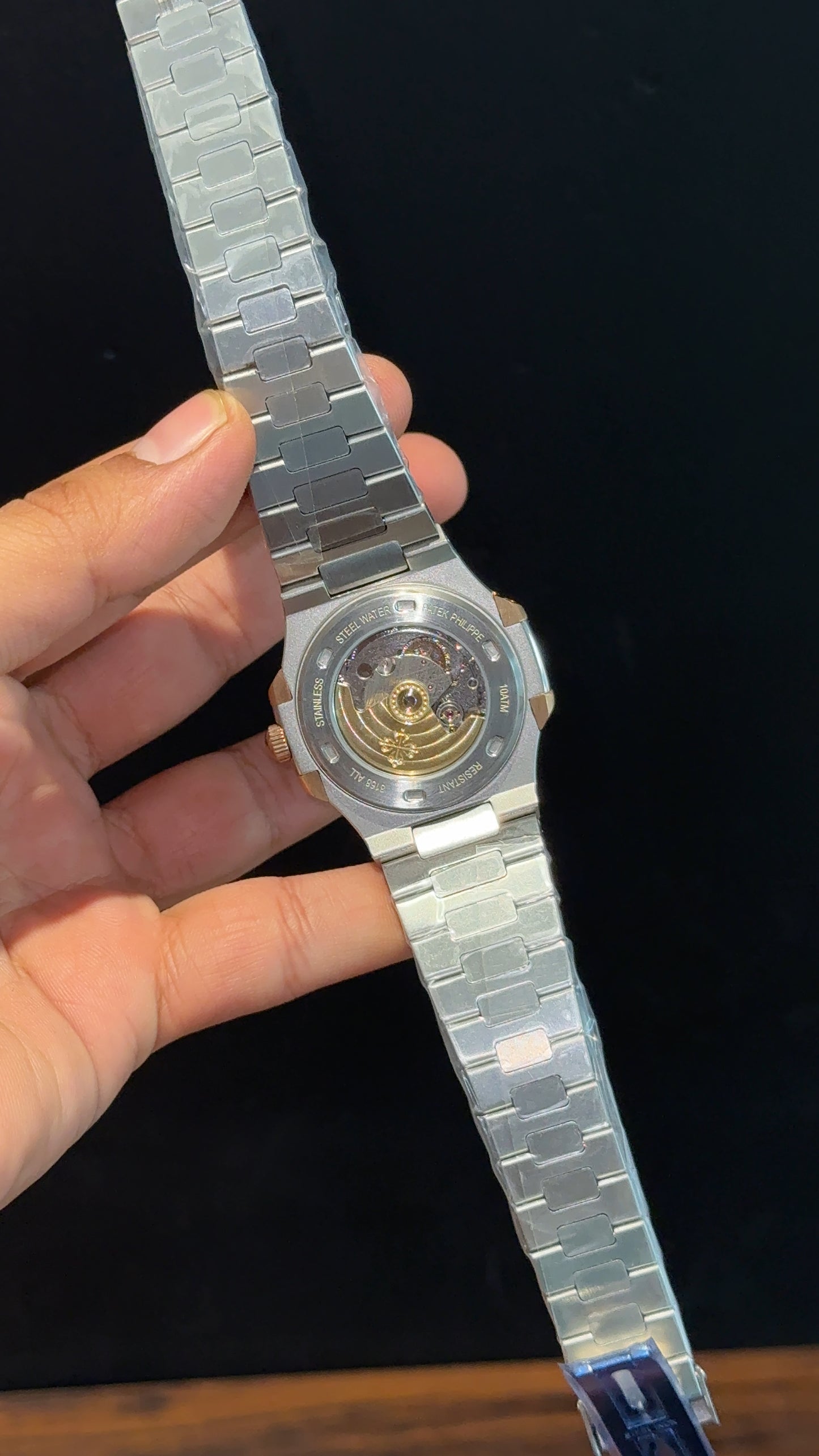 PP Auto | Rose Two Tone | Gradient Blue Dial