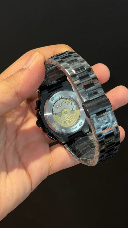 PP Auto | Single Time Edition | Black Chain | Dark Blue Dial