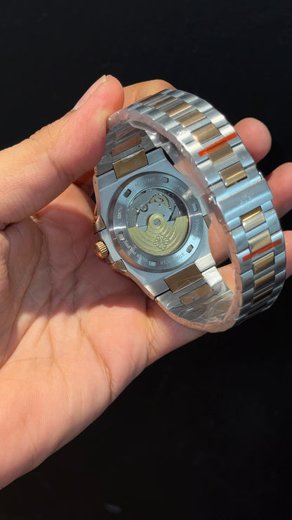 PP Auto | Rose Two Tone | Brown Dial
