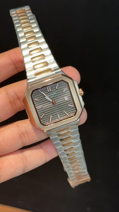 Pp Auto | Cubitus | Rose Two Tone | Grey Dial - twentyfour