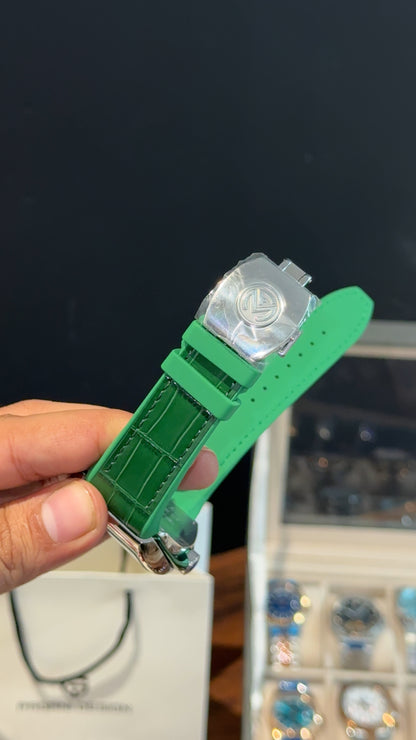 Premium Franck Muller | Vanguard Edition | Green Leather Strap | Green Dial