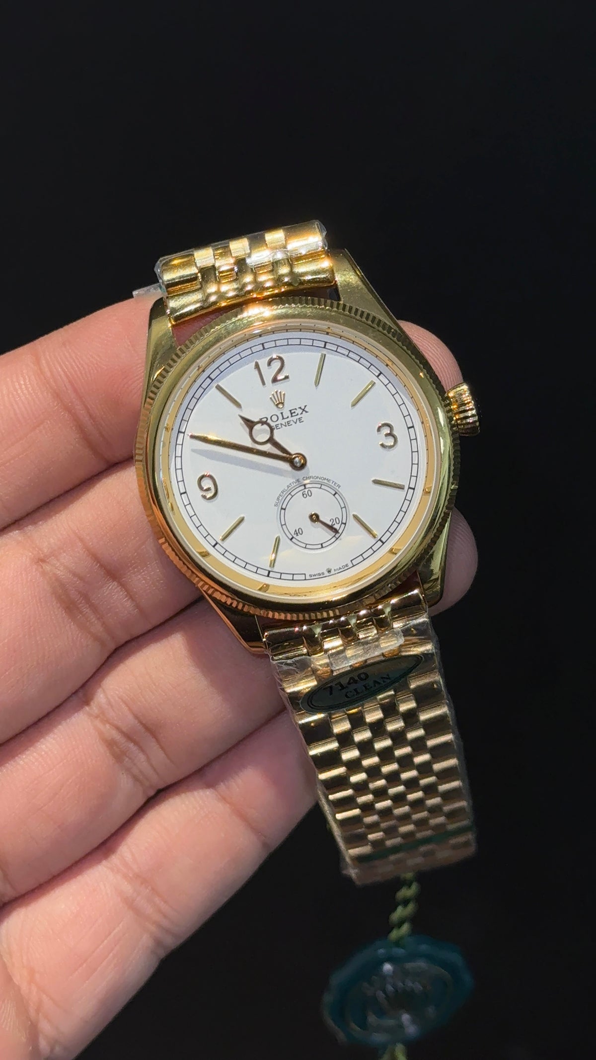Classic 1908 Edition | Gold Chain | White Dial