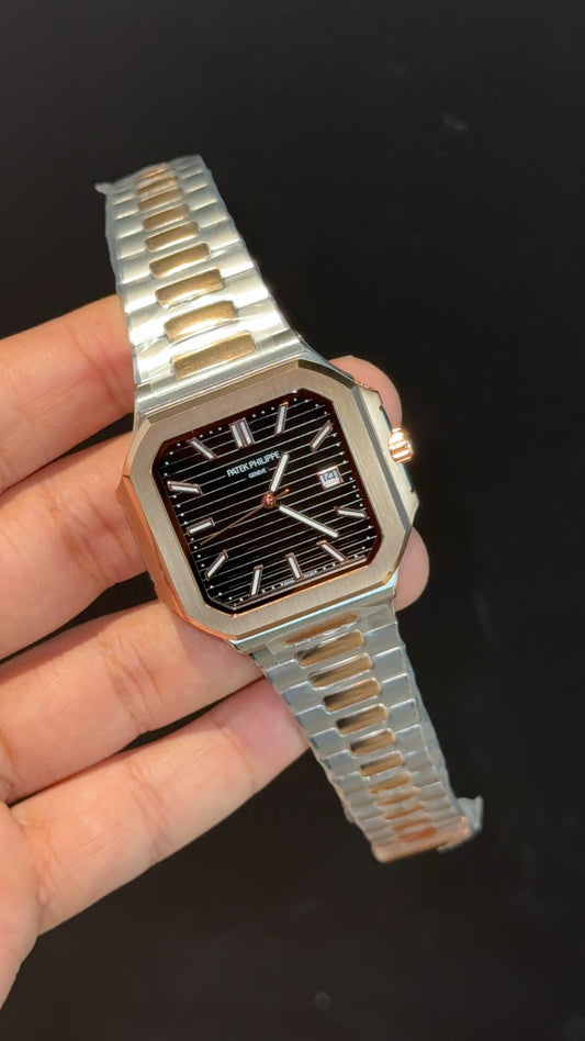Pp Auto | Cubitus | Rose Two Tone | Black Dial - twentyfour