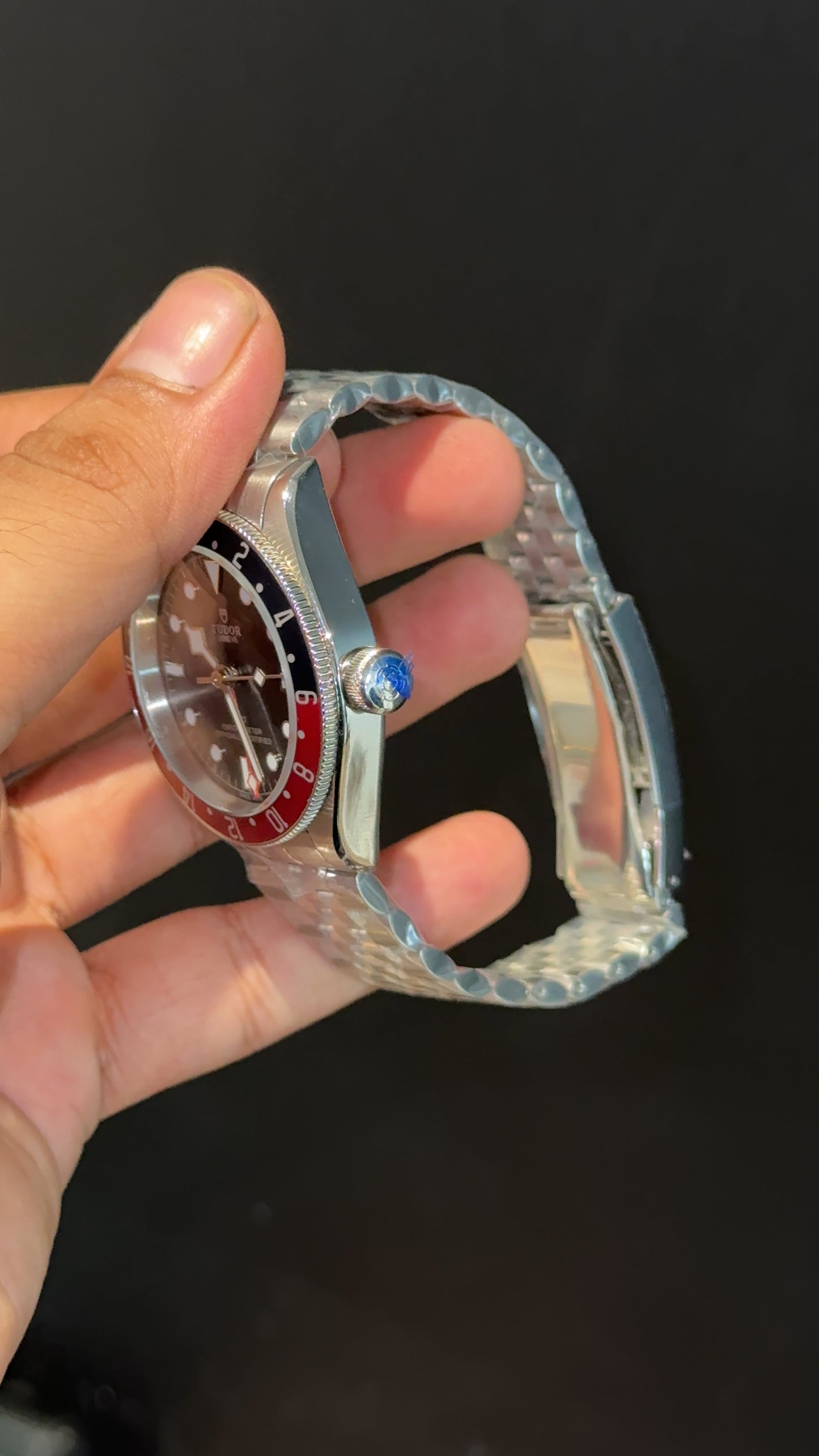 Tudor | Gmt Black Bay Pepsi | Silver Chain | Black Dial