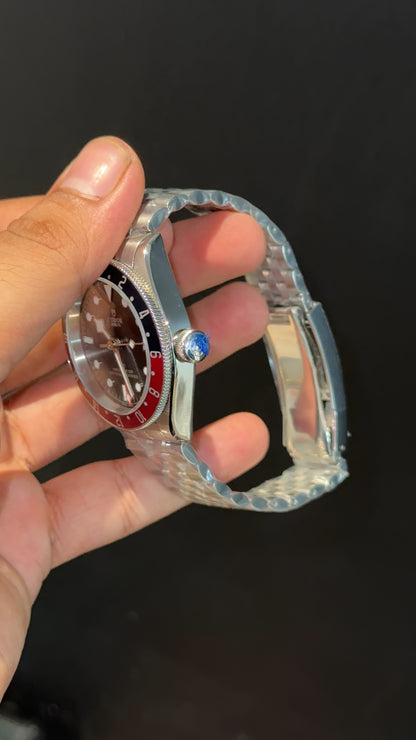 Tudor | Gmt Black Bay Pepsi | Silver Chain | Black Dial