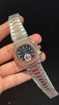 PP Auto | Center Chrono | Rose Two Tone | Black Dial