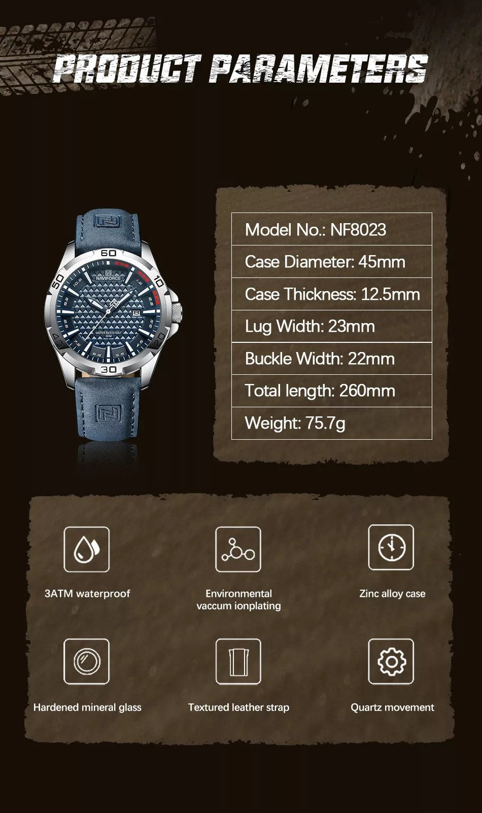 Naviforce NF-8023 Exclusive Date Edition