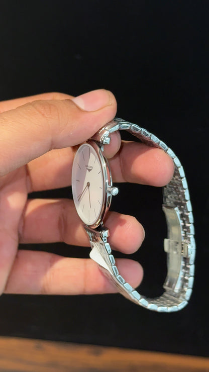Longines | Silver Chain | White Plain Dial - twentyfour
