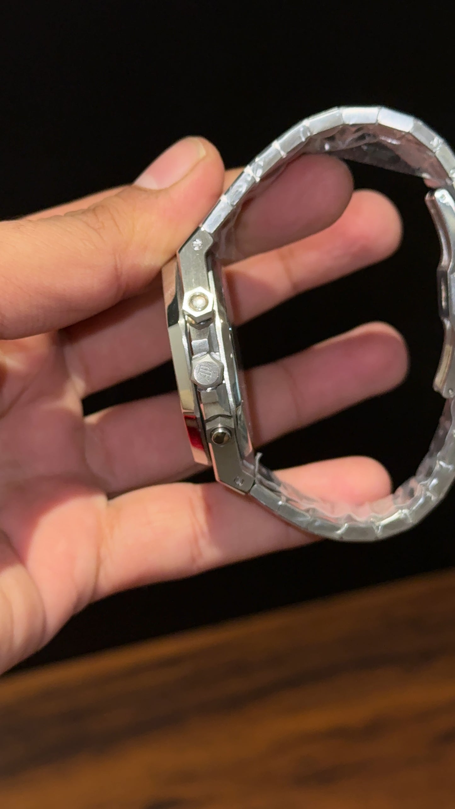 AP | Silver Chain | Chrono | Black Box Dial