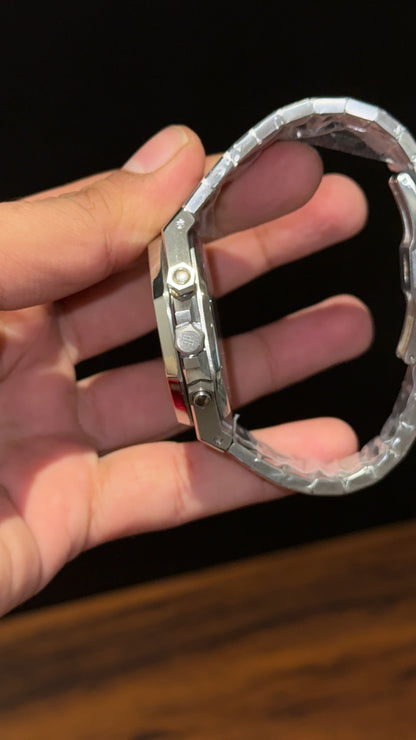 AP | Silver Chain | Chrono | Black Box Dial