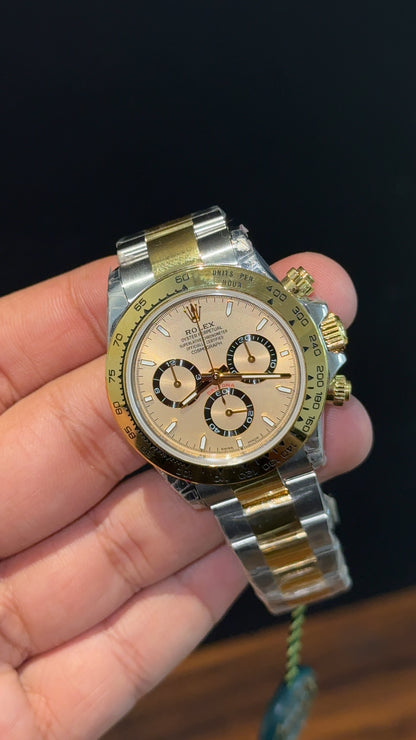Executive Daytona | Gold Two tone | Chrono | Light Gold Dial