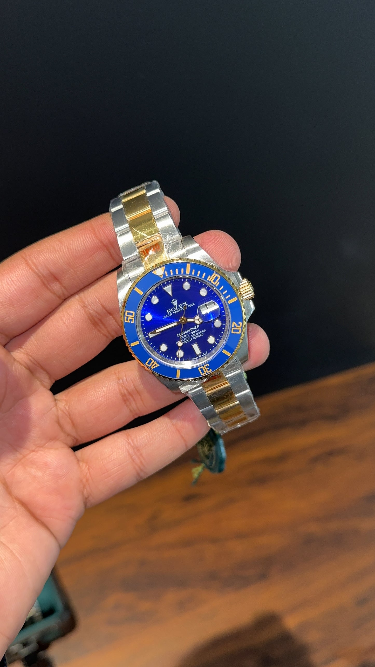 Submariner | Gold Two Tone | Dark Blue Bezel | Dark Blue Dial