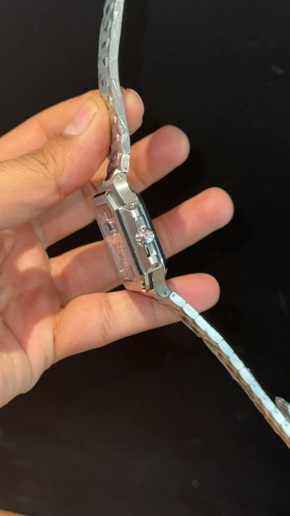 Pp Auto | Cubitus | Silver Chain | White Dial - twentyfour