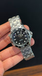 Omega Seamaster | Silver Chain | Royal Black Dial