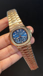 PP Auto | Power Reserve | Rose Chain | Blue Dial