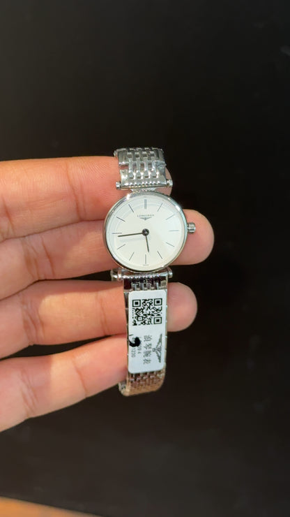 Longines | Woman | Silver Chain | White Dial - twentyfour