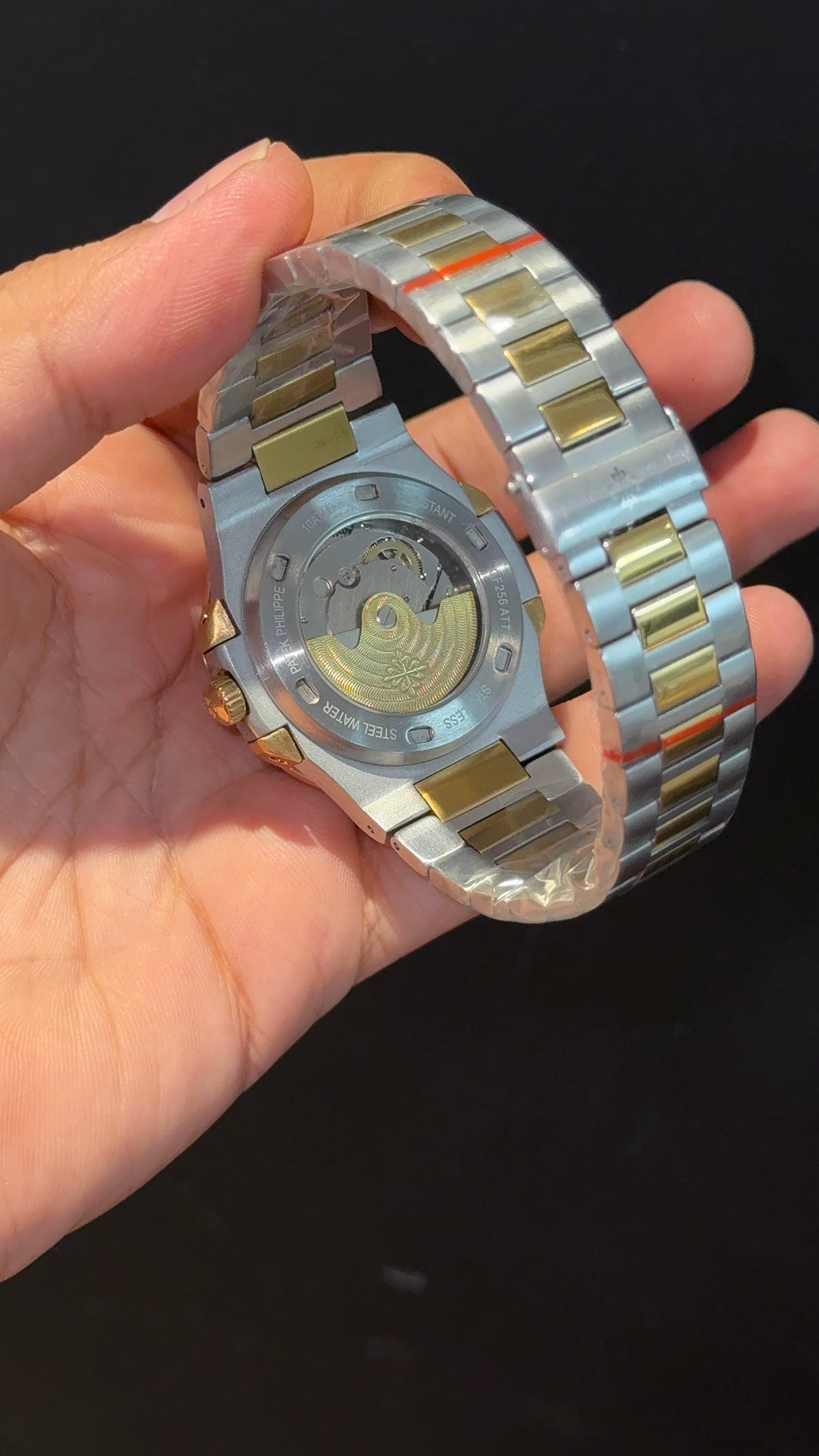PP Auto | Gold Two Tone | Green Dial