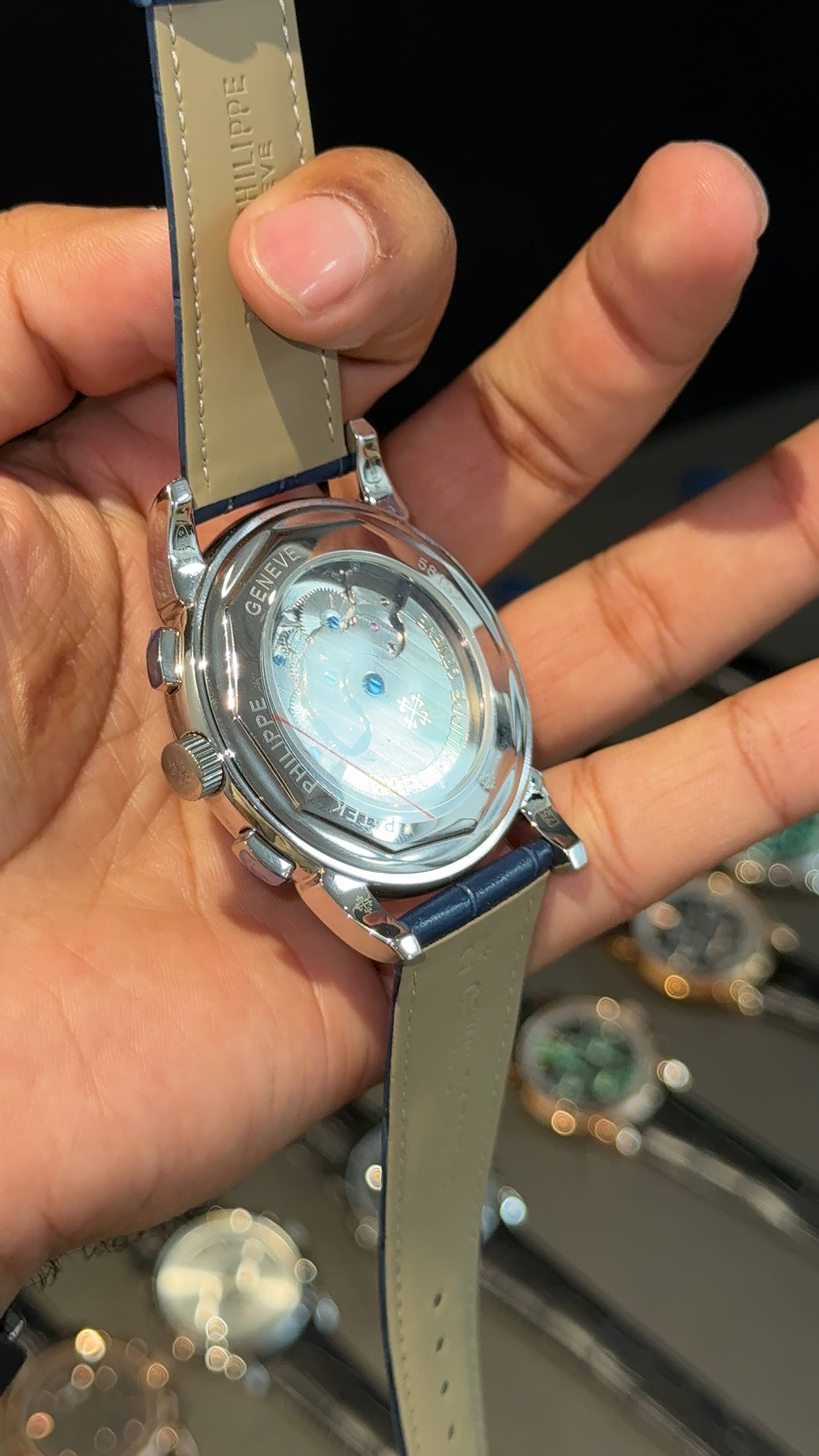 Patek Century | Auto | Blue Index Dial | Blue leather strap - twentyfour
