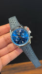 Tag Carrera | Navy Blue Strap | Blueish Chrono | Blueish Dial
