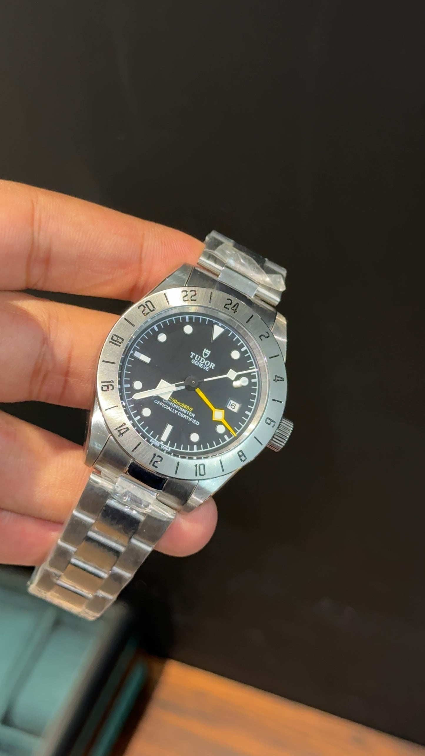 Tudor Gmt | Black Bay Snowflake | Silver Chain | Black Dial