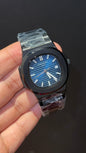 PP Auto | Black Chain | Blue Dial