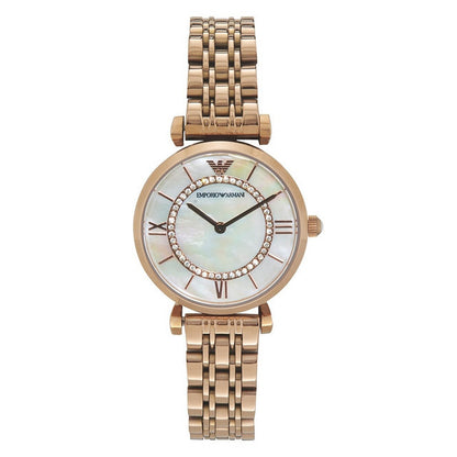 Emporio Armani Women’s Analog Stainless Steel Mother of pearl Dial 32mm AR1909 - twentyfour