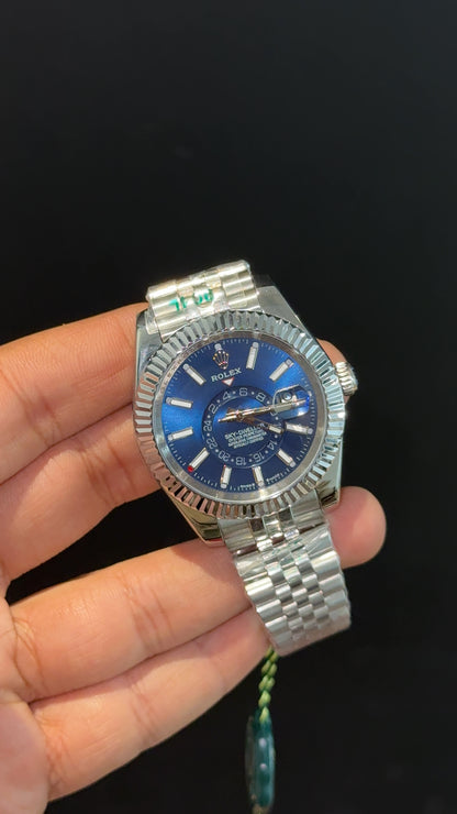 Sky Dweller | Silver Jubilee Chain | Blue Dial - twentyfour