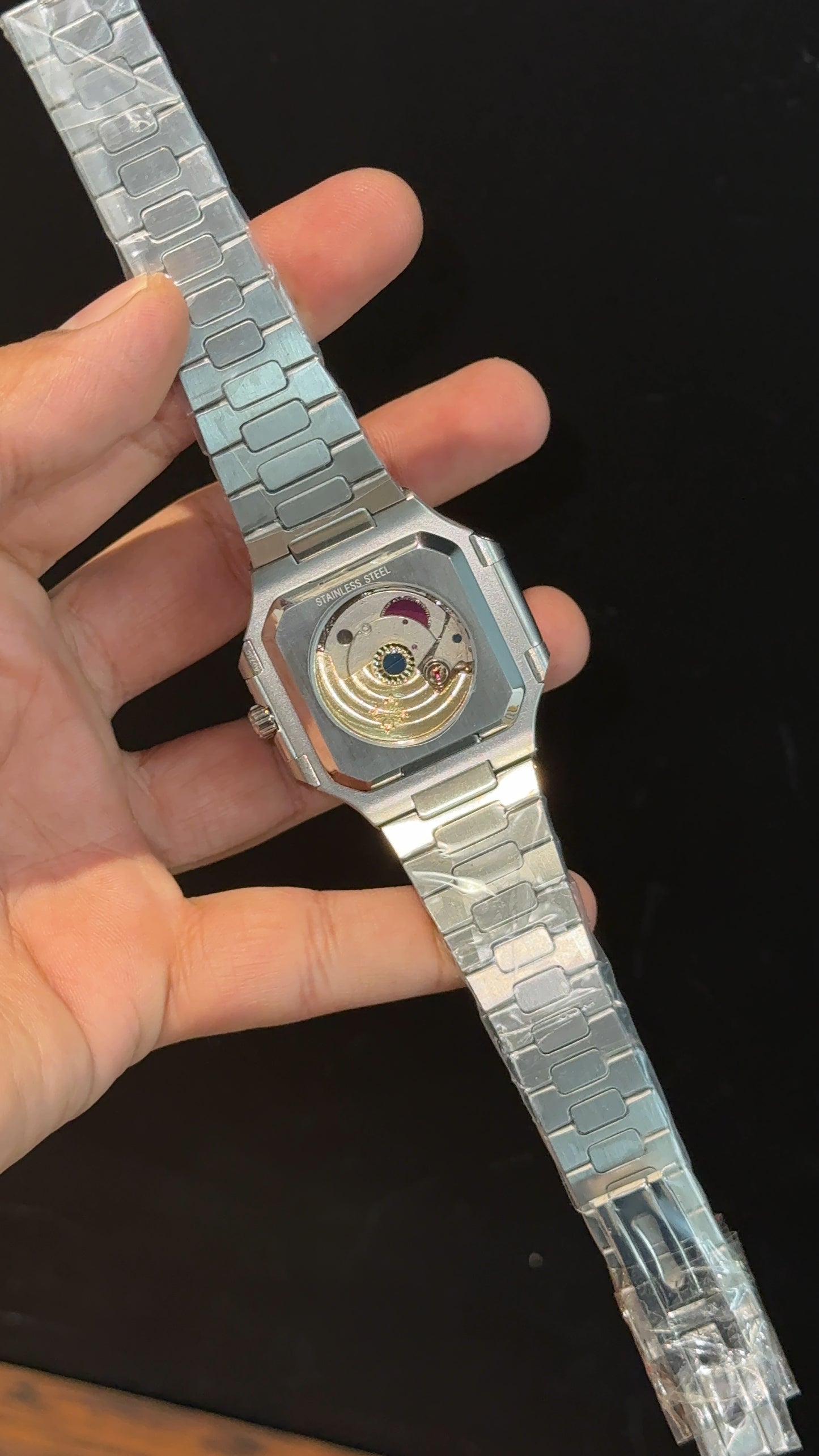 Pp Auto | Cubitus | Silver Chain | Gradient Grey Dial - twentyfour