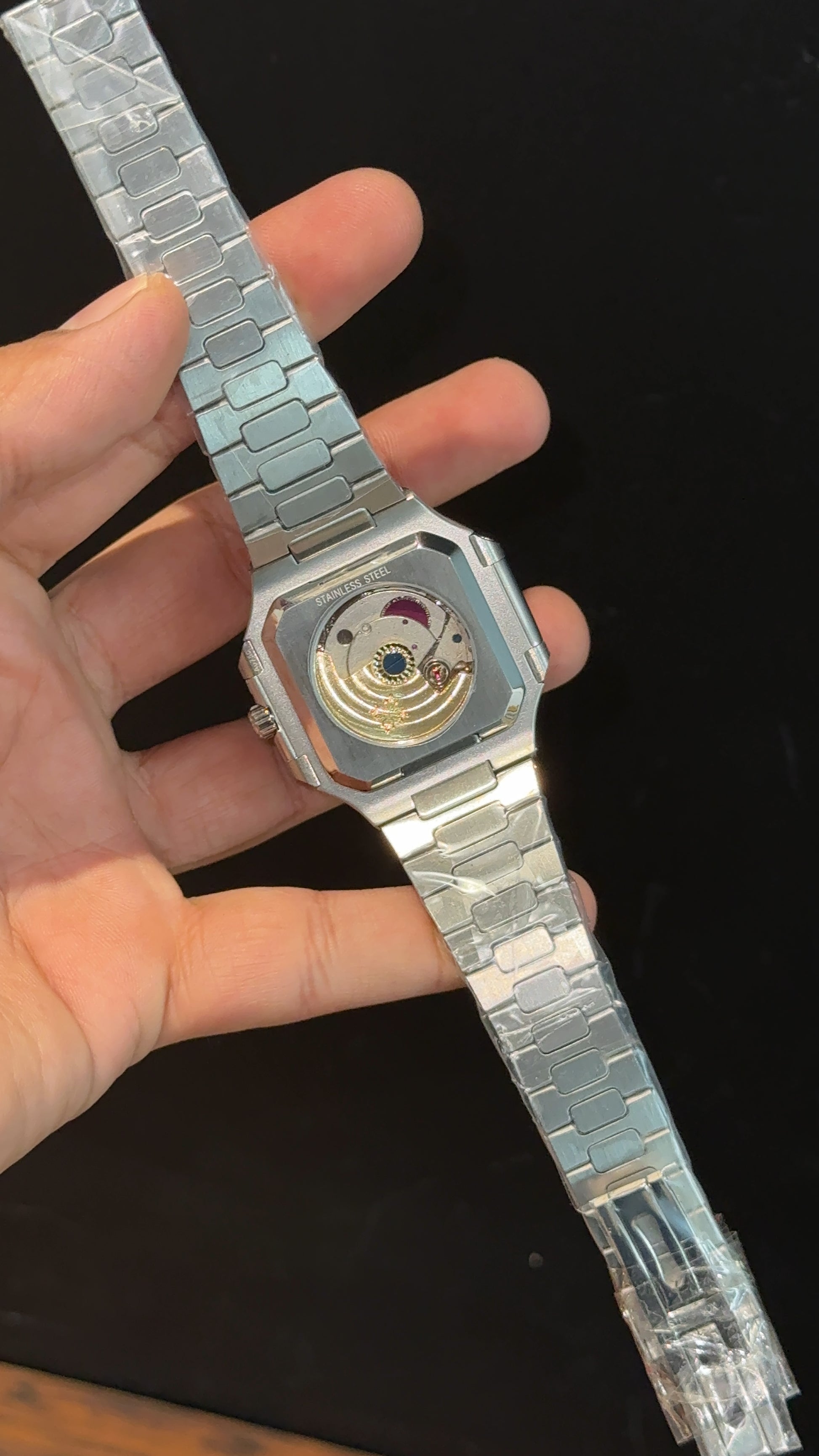 Pp Auto | Cubitus | Silver Chain | Gradient Grey Dial - twentyfour
