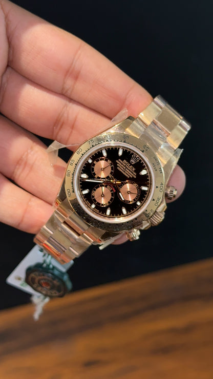 Executive Daytona | Rose Chain | Rose Chrono | Black Dial