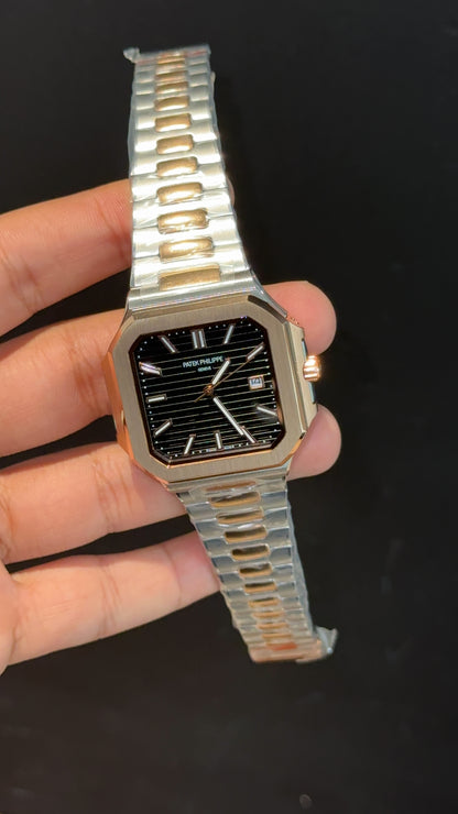 Pp Auto | Cubitus | Rose Two Tone | Black Dial - twentyfour