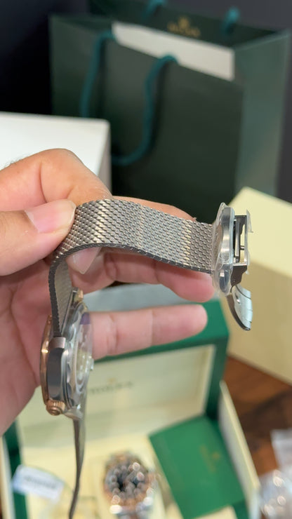 Premium Omega | James Bond | Silver Chain | Green Dial