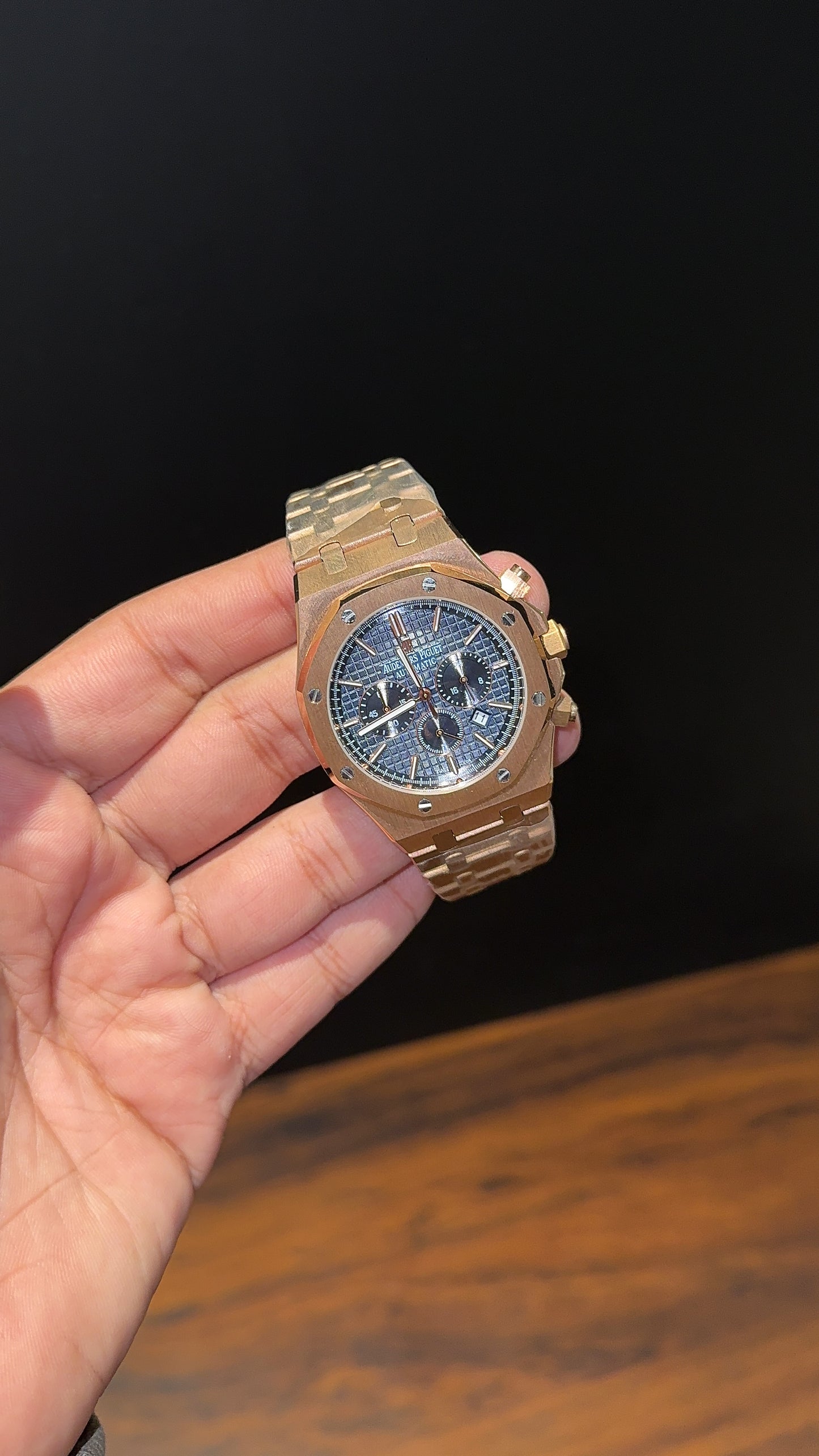 AP | Rose Chain | Chrono | Blue Box Dial