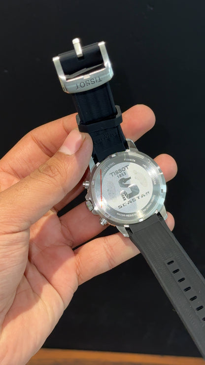 Tissot Seastar | Black Strap | Chrono | Black Dial