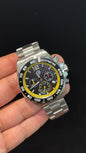 Tag Formula 1 | Silver Chain | Chrono | Yellow Black Dial