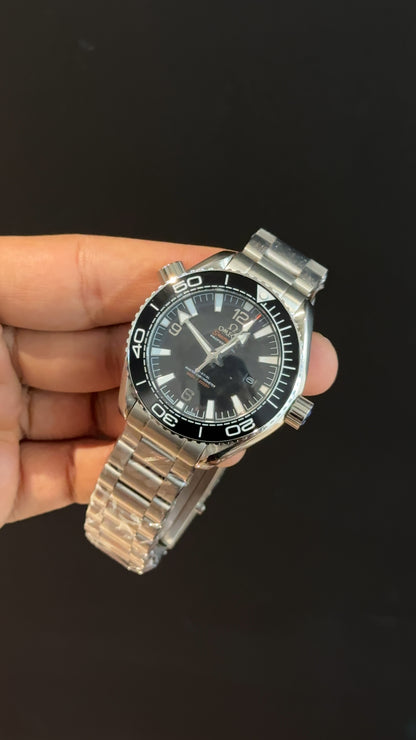Omega Seamaster | Silver Chain | Black Bezel | Black Dial