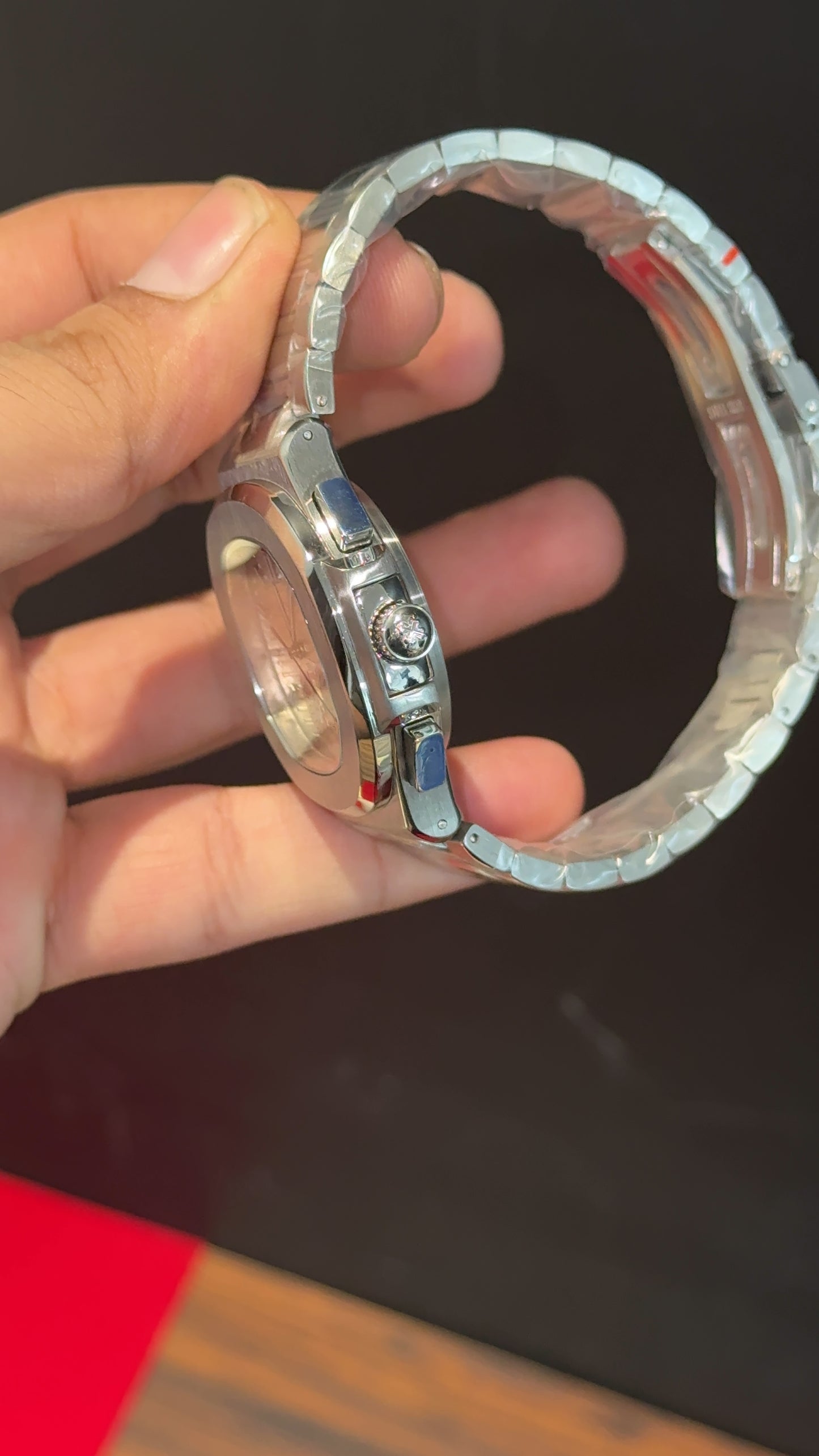 PP Auto | Single Time Edition | Silver Chain | White Dial