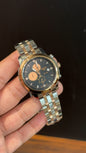Tissot | Rose Two Tone | Rose Chrono | Black Dial