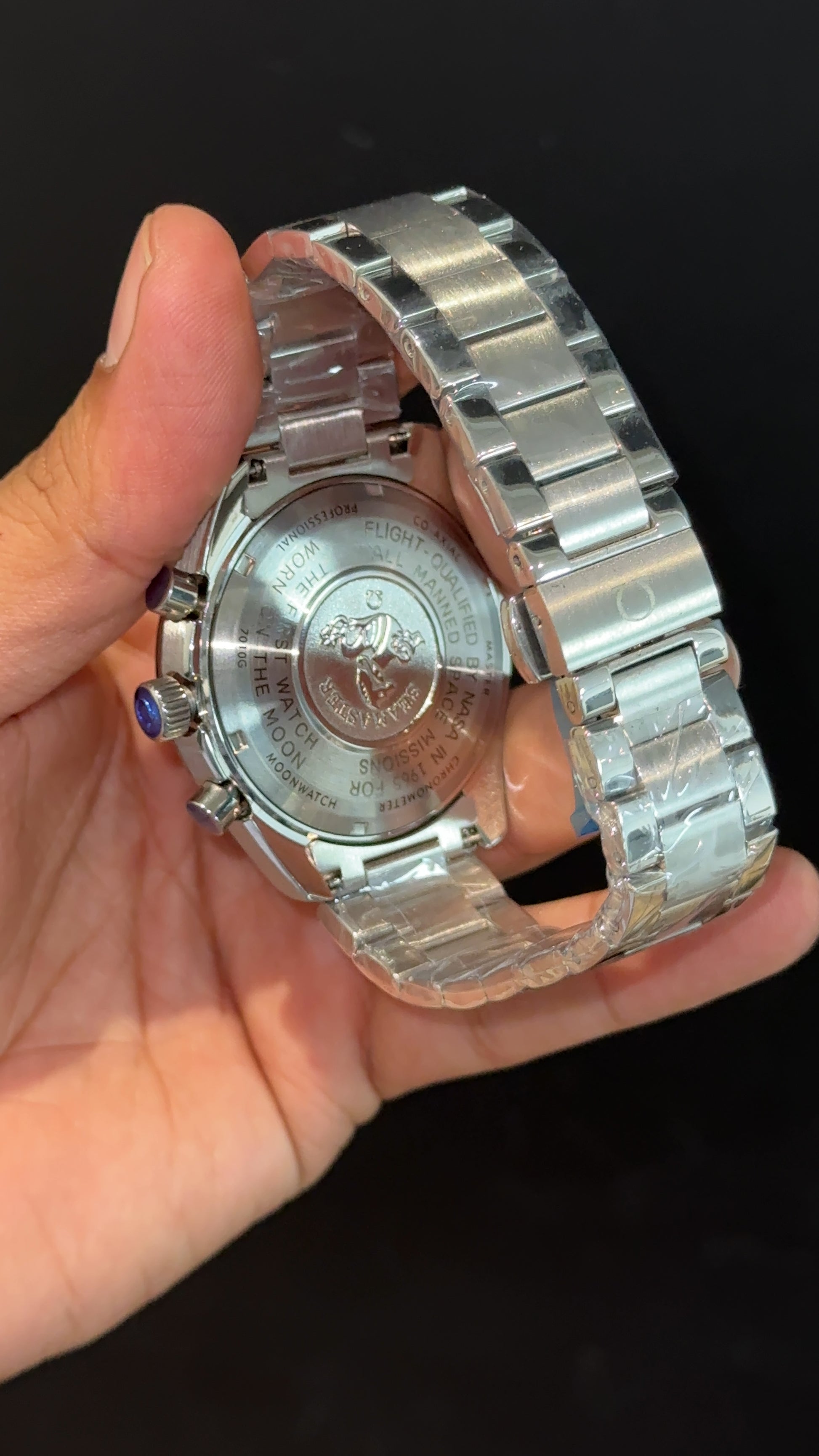 Omega Speedmaster | Silver Chain | Chrono | Greenish Dial - twentyfour