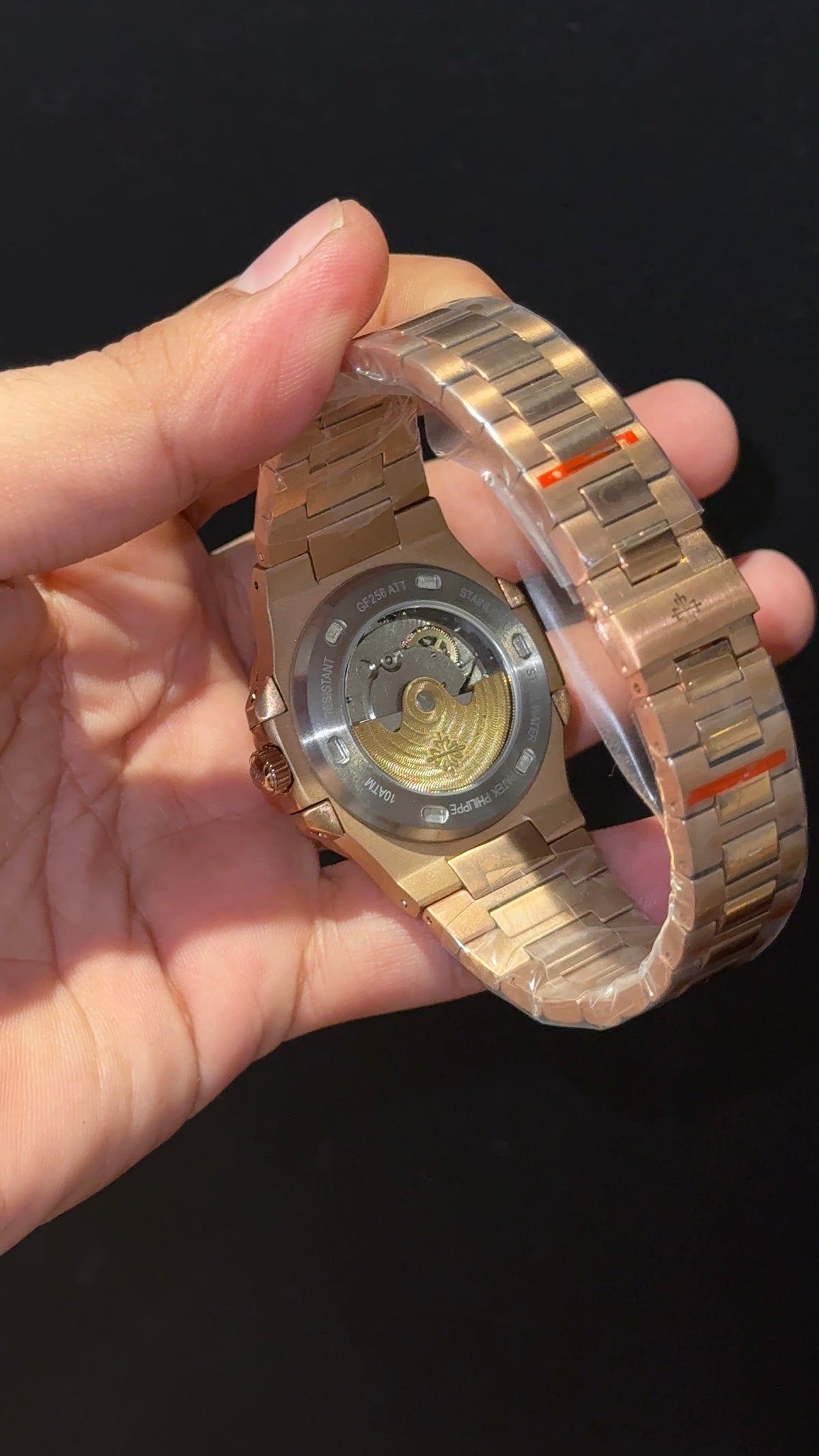 PP Auto | Rose Chain | Black Dial