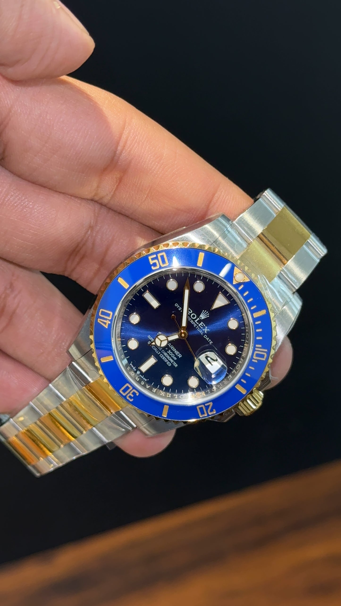 Executive Submariner | Gold Two Tone | Blue Bezel | Blue Dial